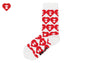 BIG HEART MONOGRAM INTARSIA SOCKS