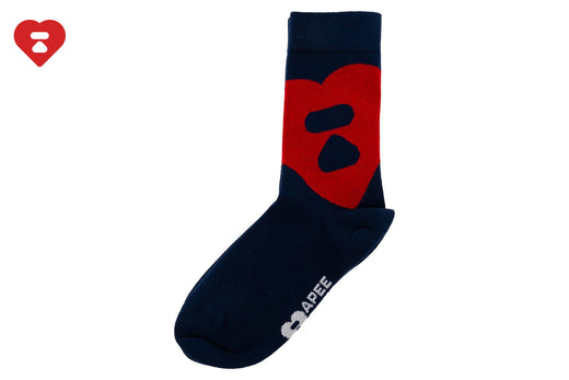BIG HEART INTARSIA SOCKS
