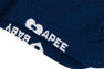 HEART EMBROIDERY BADGE ANKLE SOCKS