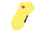 HEART EMBROIDERY BADGE ANKLE SOCKS