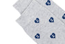 MONOGRAM INTARSIA ANKLE SOCKS