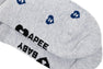MONOGRAM INTARSIA ANKLE SOCKS
