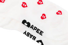 MONOGRAM INTARSIA ANKLE SOCKS