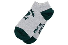 APEE LOGO INTARSIA ANKLE SOCKS
