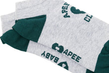 APEE LOGO INTARSIA ANKLE SOCKS