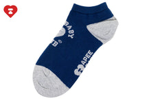 APEE LOGO INTARSIA ANKLE SOCKS