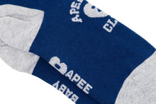 APEE LOGO INTARSIA ANKLE SOCKS