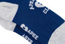 APEE LOGO INTARSIA ANKLE SOCKS