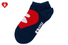 BIG HEART INTARSIA ANKLE SOCKS