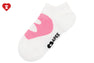 BIG HEART INTARSIA ANKLE SOCKS