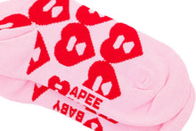 BIG HEART MONOGRAM INTARSIA ANKLE SOCKS