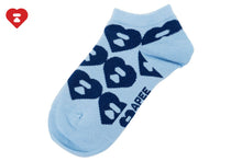 BIG HEART MONOGRAM INTARSIA ANKLE SOCKS