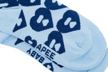 BIG HEART MONOGRAM INTARSIA ANKLE SOCKS