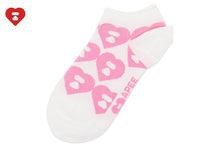 BIG HEART MONOGRAM INTARSIA ANKLE SOCKS