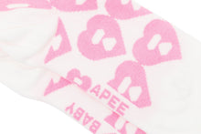 BIG HEART MONOGRAM INTARSIA ANKLE SOCKS