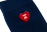 HEART EMBROIDERY BADGE SOCKS #2