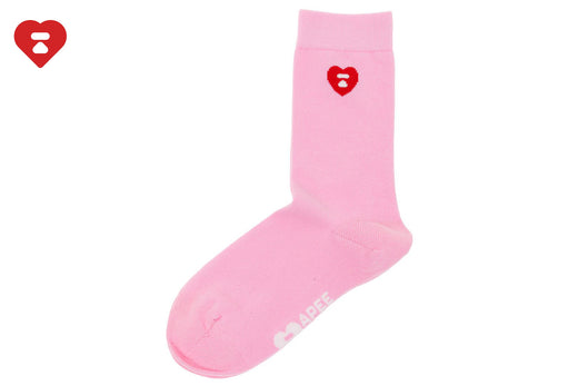 HEART EMBROIDERY BADGE SOCKS #2