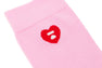 HEART EMBROIDERY BADGE SOCKS #2