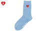 HEART EMBROIDERY BADGE SOCKS #2