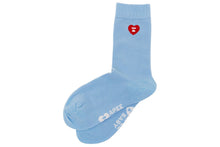 HEART EMBROIDERY BADGE SOCKS #2