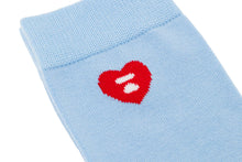 HEART EMBROIDERY BADGE SOCKS #2
