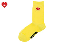 HEART EMBROIDERY BADGE SOCKS #2