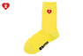 HEART EMBROIDERY BADGE SOCKS #2