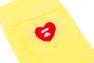 HEART EMBROIDERY BADGE SOCKS #2