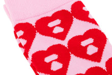 BIG HEART MONOGRAM INTARSIA SOCKS #2
