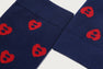 MONOGRAM INTARSIA SOCKS