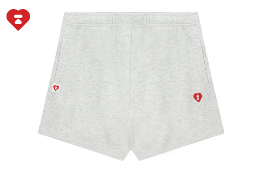 HEART BADGE SWEAT SHORTS