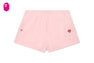 HEART BADGE SWEAT SHORTS