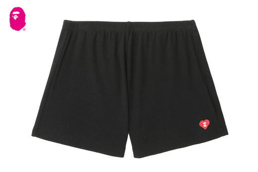 HEART BADGE POINTELLE SHORTS