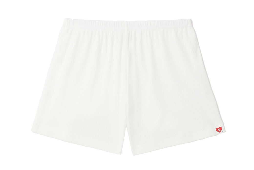 HEART BADGE POINTELLE SHORTS | bape.com