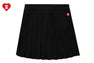 HEART BADGE PLEATED SKIRT SHORTS