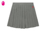 HEART BADGE PLEATED SKIRT SHORTS