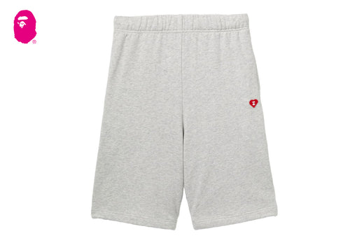 HEART BADGE SWEAT SHORTS