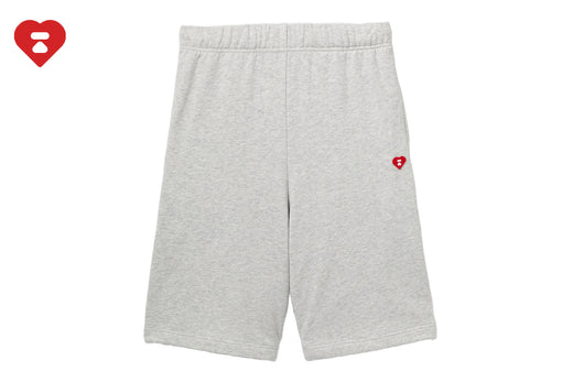 HEART BADGE SWEAT SHORTS