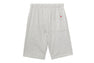 HEART BADGE SWEAT SHORTS