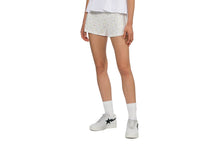 HEART BADGE FLORAL PRINT POINTELLE SHORTS
