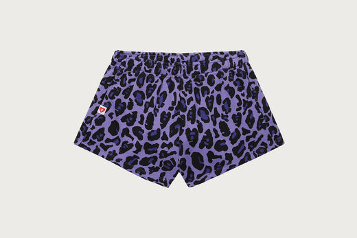 LEOPARD KNIT SHORTS