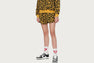 LEOPARD KNIT SHORTS