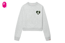 CAMO CHENILLE EMBROIDERY BADGE SWEAT SHIRT