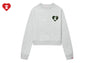 CAMO CHENILLE EMBROIDERY BADGE SWEAT SHIRT