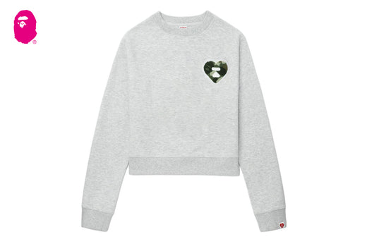 CAMO CHENILLE EMBROIDERY BADGE SWEAT SHIRT