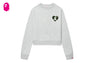 CAMO CHENILLE EMBROIDERY BADGE SWEAT SHIRT