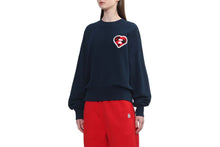 CAMO CHENILLE EMBROIDERY BADGE SWEAT SHIRT