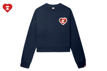 CAMO CHENILLE EMBROIDERY BADGE SWEAT SHIRT