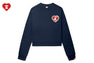 CAMO CHENILLE EMBROIDERY BADGE SWEAT SHIRT