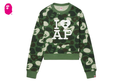 CAMO MONOGRAM PRINT SWEAT SHIRT